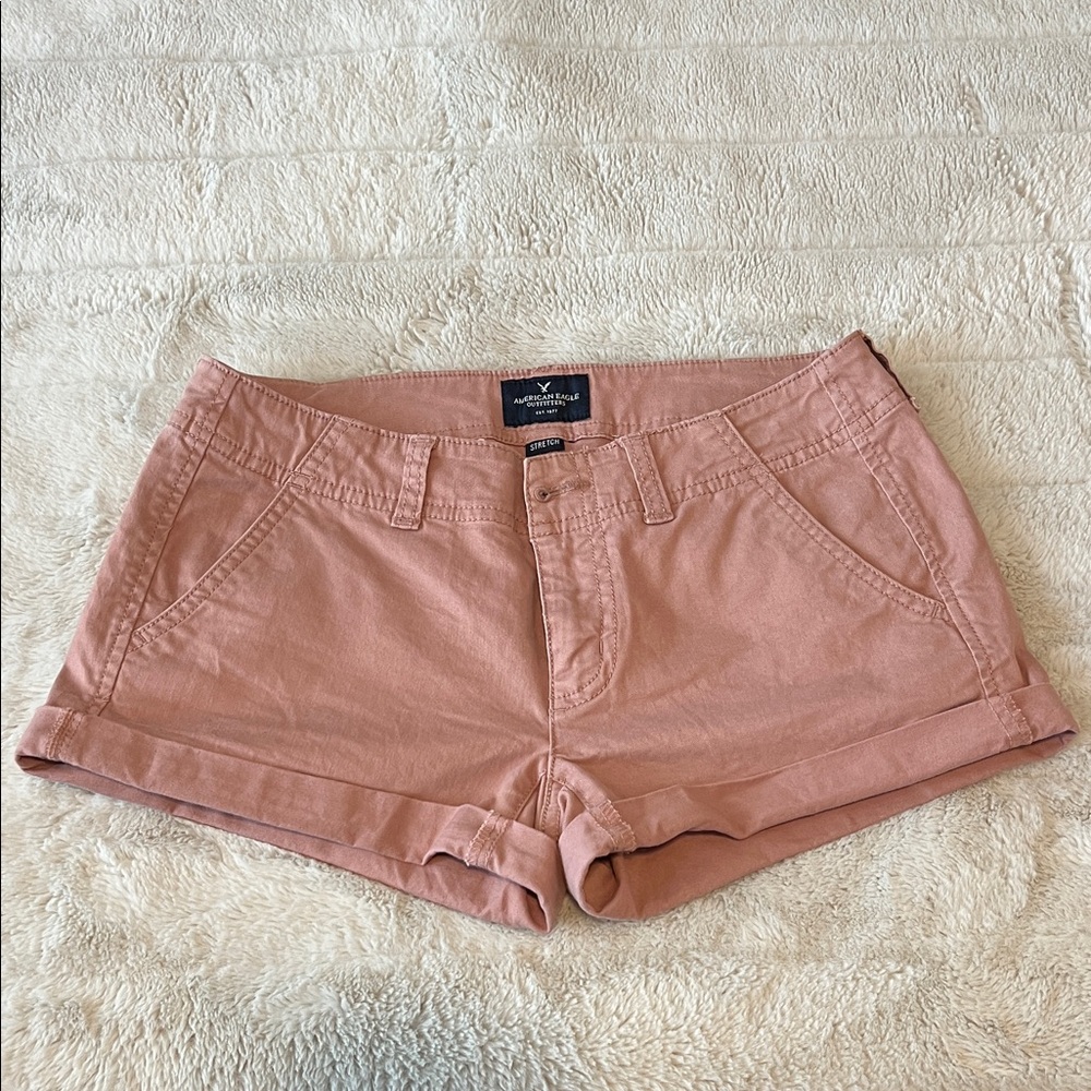 American Eagle Outfitters Dusty Pink Jean Shorts